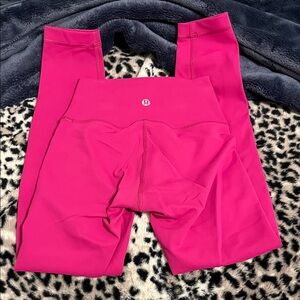 Lululemon Magenta Leggings 25" Size 0